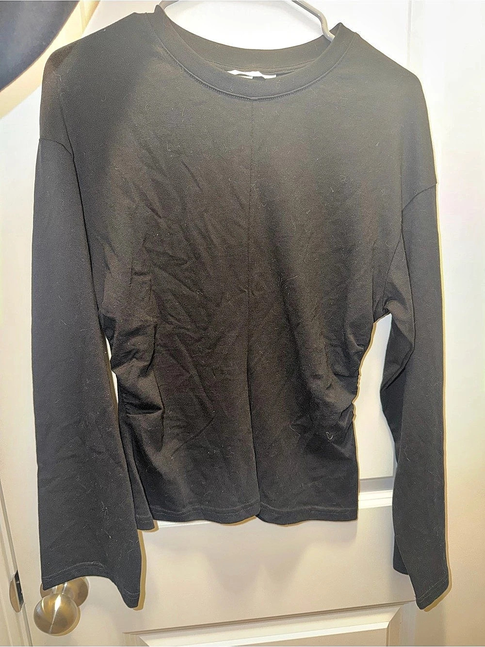 H&M Long Sleeve Tee in Black Size Small